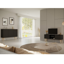 Toronto | TV stolek 120 | černá