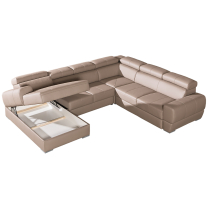 Sedací souprava VENTO U | 167x322x235 | VÝBĚR TKANIN | s úložným prostorem a rozkladem