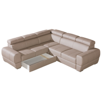 Sedací souprava VENTO L | 235x255 | VÝBĚR TKANIN | s úložným prostorem a rozkladem