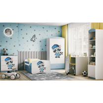 Babydreams | šatní skříň | modrá/bílá | mýval