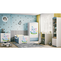 Babydreams | šatní skříň | modrá/bílá | slon
