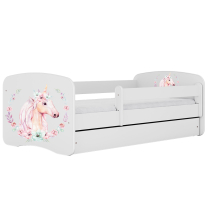 Babydreams | jednolůžko 180x80 | bílá | kůň