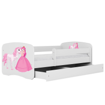 Babydreams | jednolůžko 180x80 | bílá | princezna