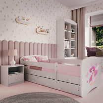 Babydreams | jednolůžko 180x80 | bílá | víla