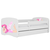 Babydreams | jednolůžko 180x80 | bílá | víla s křídly