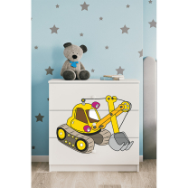 Babydreams | komoda | bílá | bagr