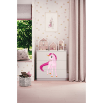 Babydreams | komoda | bílá | jednorožec