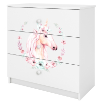 Babydreams | komoda | bílá | kůň