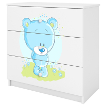 Babydreams | komoda | bílá | medvídek