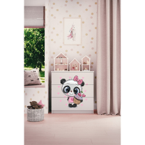 Babydreams | komoda | bílá | panda
