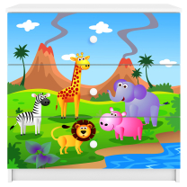 Babydreams | komoda | bílá | safari
