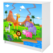 Babydreams | komoda | bílá | safari