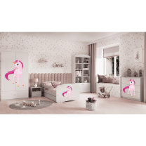 Babydreams | šatní skříň | bílá | jednorožec