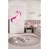 Babydreams | šatní skříň | bílá | jednorožec