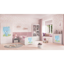 Babydreams | šatní skříň | bílá | medvídek