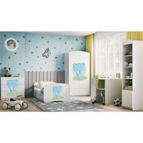 Babydreams | šatní skříň | bílá | medvídek