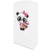 Babydreams | šatní skříň | bílá | panda