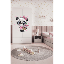 Babydreams | šatní skříň | bílá | panda