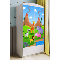 Babydreams | šatní skříň | bílá | safari