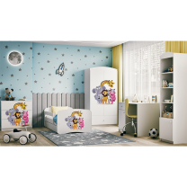 Babydreams | šatní skříň | bílá | zoo