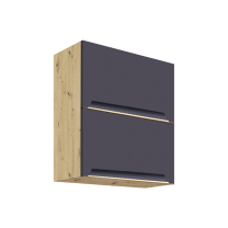 GLAMOUR m | horní skříňka výklopná GLA-47G | 60 cm | modrá mat