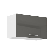 LARA gr | horní skříňka 60GU-36 1F výklopná | 60 cm | šedá lesk
