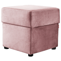 Taburet KEN 45x45 | rosario 463 starorůžová | VÝPRODEJ