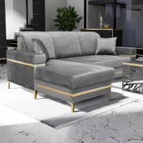 Sedací souprava GOLDEN MINI | levá | glamour styl | VÝBĚR TKANIN