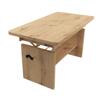 Konferenční stolek JANEK 2v1 | rozkládací 116-156 cm | artisan