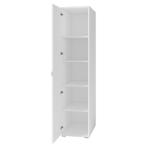 VERINA | šatní skříň 4 | 47 cm | policová | bílá mat