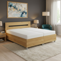 Dvoulůžko SALLY | 180x200 cm | polohovací rošt otvírací | VÝBĚR MATRACE A ODSTÍNU | výroba v ČR