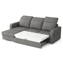Sedací souprava PAKO | L | 185x232 | massimo 403 | šedo hnědá