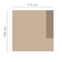 ZURICH OTTR | pravý jednosed bez područky | bez funkce | 109 cm | VÝBĚR TKANIN