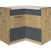 Kuchyňská linka INFINITY s | 170x310 + 145 cm | artisan/šedá mat
