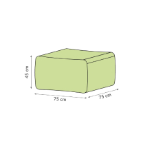 SUNNY DAY | zahradní sedací vak HOCKER | 75x75 | šedo béžová