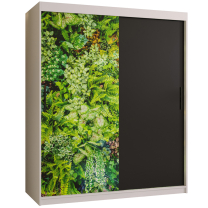 Šatní skříň Bluszcz | 150 cm | bílá
