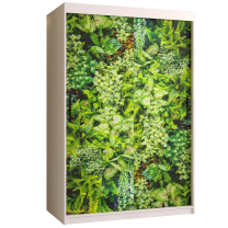 Šatní skříň Bluszcz 1 | 120 cm | bílá