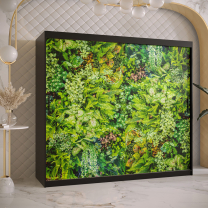Šatní skříň Bluszcz 1 | 200 cm | černá
