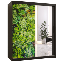 Šatní skříň Bluszcz 2 | 150 cm | černá