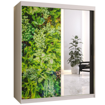 Šatní skříň Bluszcz 2 | 150 cm | bílá