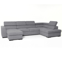 Sedací souprava NEST I | 180x345x205 cm | PRAVÁ | rozkládací | šedá