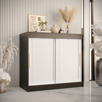 Komoda Ramiro | 100 cm | černá/bílá