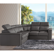Sedací souprava TROPIC 3 | PRAVÁ | kulatý roh | VÝBĚR Z PRAVÉ HOVĚZÍ KŮŽE