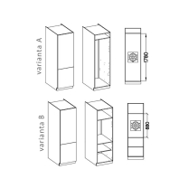 Kuchyňská linka STILO bs | 120 + 230 cm | bílá/šedá