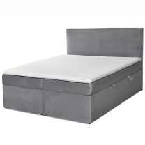 Manželská postel dvoulůžko BOXSPRING | 160x200 | VÝBĚR TKANINY A ČELA