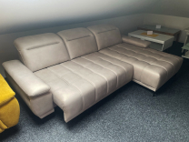 Sedací souprava Focus mini | 277x177 cm | ELEKTRICKÝ VÝSUV | šedobéžová | POSLEDNÍ KUS Z PRODEJNY