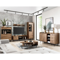 VASINA | konferenční stolek | VS-04 | 119,2x62,3 cm | dub brandy castello