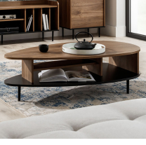 VASINA | konferenční stolek | VS-04 | 119,2x62,3 cm | dub brandy castello