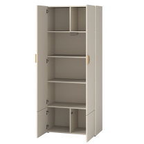 MELO | šatní skříň ME1 s nástavcem ME2 | 80 cm | kašmír