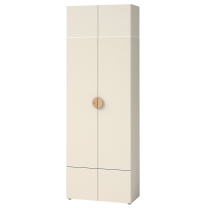 MELO | šatní skříň ME1 s nástavcem ME2 | 80 cm | kašmír